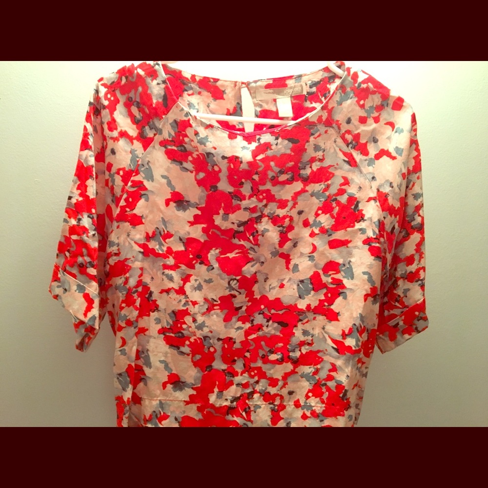 Red blouse